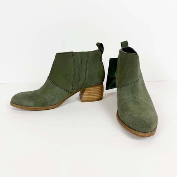 NWT TOMS Leilani Suede Leather Bootie Size 6 - Picture 7 of 12
